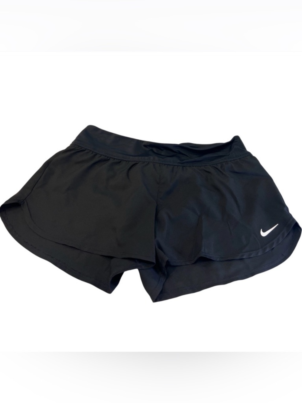 Nike Black Women's Running Shorts with Swoosh NWT